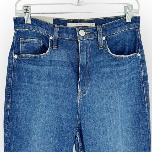 HUDSON NWT Women’s Harlow Ultra High-Rise Cigarette Ankle Jean size 28 mom jeans - Picture 10 of 10